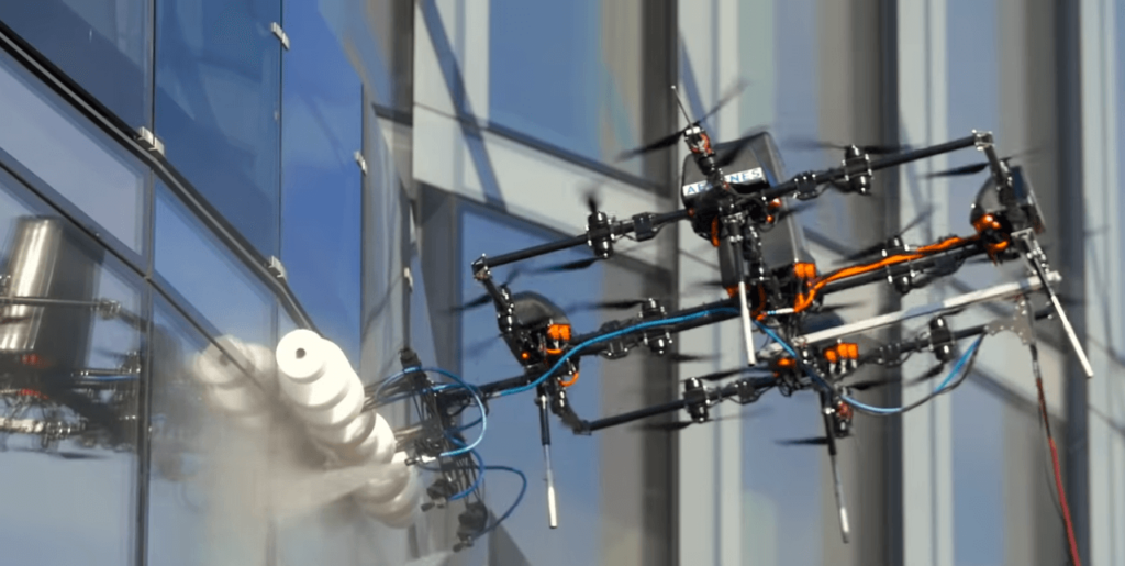 Innovative Window Cleaning: SCS Group Embraces Drone Technology