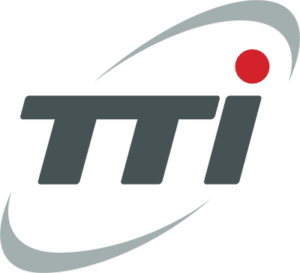 The main logo is for a company called TTI