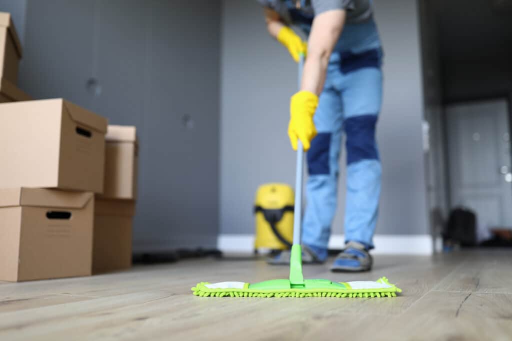 SCS Group Commercial cleaner cleaning a property
