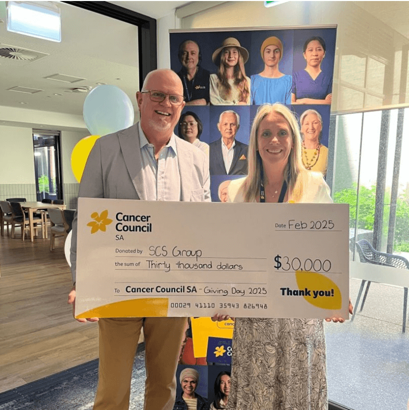 SCS Group partnership with Cancer Council SA